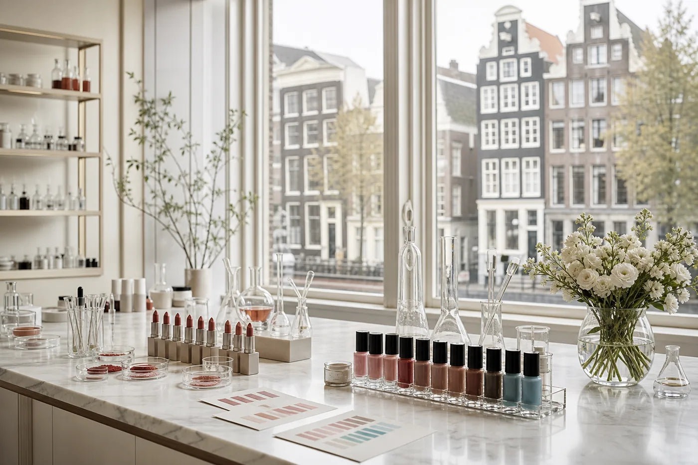 The Blue Blossom atelier in Amsterdam
