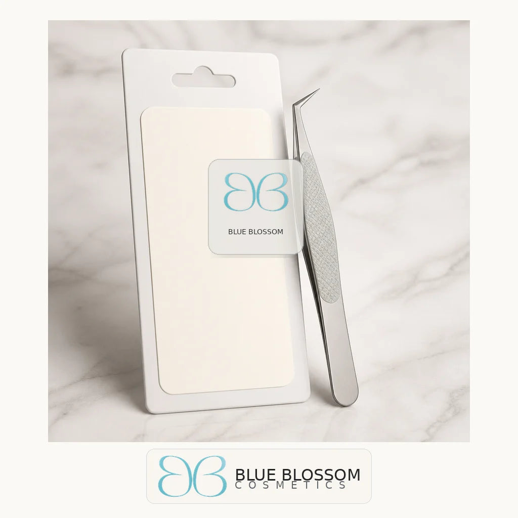 SilkGrip Tweezers — Matte Silver